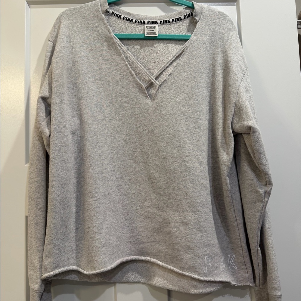Victoria's Secret PINK Sweatshirt Gray Size Medium